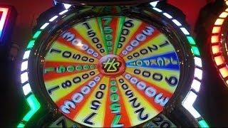 Hot Shot Progressive MAX BET Slot Machine Wheel Spin Bonus Round BIG WIN