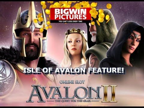 Avalon II - Isle Of Avalon Feature BIG Win!