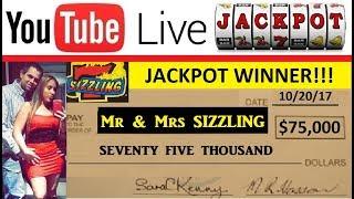 $75,000+ JACKPOT / HAND PAY Big Wins - Sizzling PLAYS High Limit CASINO Slot Machine + BONUSES!
