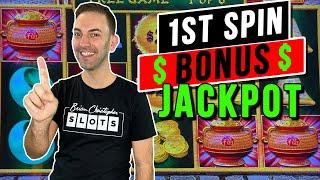 FIRST SPIN: JACKPOT BONUS on DRAGON CASH at Jamul Casino