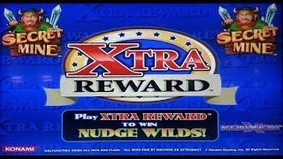 Konami Gaming: Xtra Reward - Secret Mine Slot Line Hits&Bonus LIVE PLAY