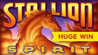 HUGE WIN! Stallion Spirit Slot - RETRIGGER BONUS!