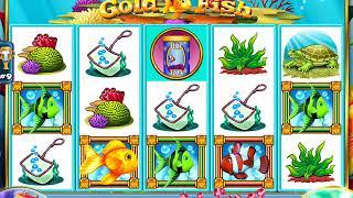 GOLD FISH Video Slot Casino Game with an AWARD ALL PICK A BUBBLE BONUS