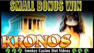 Kronos Slot Machine Bonus Win - WMS
