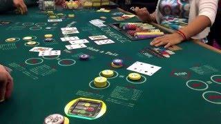 Ultimate Texas Hold 'Em 4 of a kind BIG WIN live at Commerce Casino $600+ payout