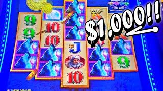 WATCH ME WIN OVER $1,000!!! * BONUS ONLY SPECIAL EPISODE!! - Las Vegas Casino Slot Machine Big Win