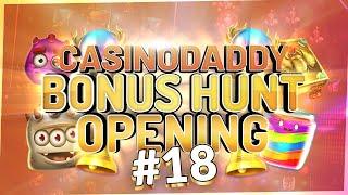 €9000 Bonus Hunt - Casino Bonus opening from Casinodaddy LIVE Stream #18