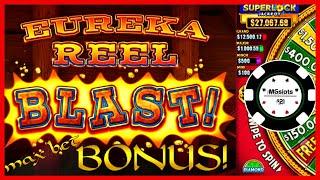•HIGH LIMIT SUPERLOCK Eureka Reel Blast •Dragon Link Golden Century $50 MAX BET BONUS ROUND