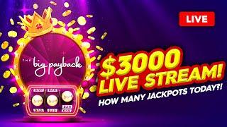 ⋆ Slots ⋆ 4TH SPIN JACKPOT!!! WOW!!! Yes, I'm Spending $3,000 LIVE at the Casino on Slot Machines!