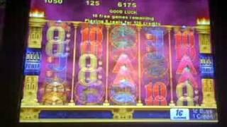 Golden Incas slot machine bonus win