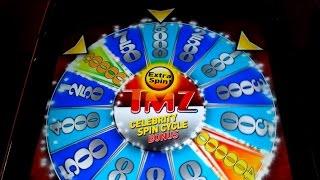 TMZ Slot Machine $7.50 Max Bet *BIG WIN* Celebrity Spin Cycle Bonus!