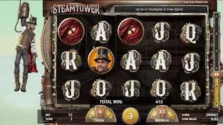 Steamtower slots - 475 win!