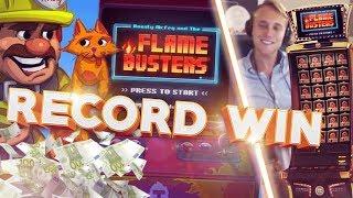 MUST SEE!!!! RECORD WIN ON FLAME BUSTERS HUGE WIN (Casino - Big win)