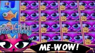 Miss Kitty GOLD vs BUFFALO GOLD slot machine SUPER GAMES BONUS WINS! (Wonder 4 Tall Fortunes)