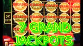 7 GRAND JACKPOTS IN 1 VIDEO DRAGON CASH AND LIGHTNING LINK 2019