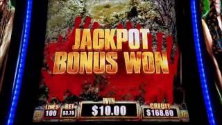 The Walking Dead Slot Big Win MAX BET Las Vegas Slots