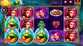 CHARMING FROG Video Slot Game with a FREE SPIN BONUS