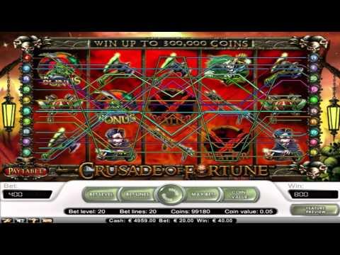 Free Crusade of Fortune slot machine by NetEnt gameplay ★ SlotsUp