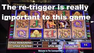 •Cleopatra II Slot machine (igt) • Bonus with Re-trigger ! SUPER BIG WIN •$2.00 Max Bet