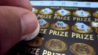 $4,000,000 Gold Bullion - $20 Illinois Lottery Instant Scratchcard Ticket