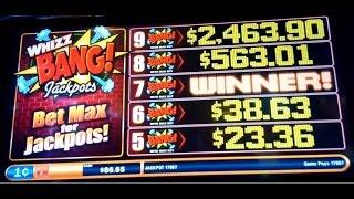 Whizz Bang Jackpots Slot Machine *AS IT HAPPENS* 7-Bang Progressive &  Bonus!