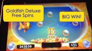 Goldfish Deluxe - BIG WIN!  Goldfish Free Spins, Max Bet