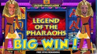 BIG WIN!!!! Legend of the Pharaohs BIG BETS - Casino Games - Bonus Round (Casino Slots)