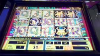 Cleopatra II High limit slot machine bonus  Good win