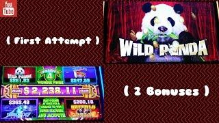 ( First Attempt ) Aristocrat - Wonder 4 Wonder Wheel ( Wild Panda ) : 2 Bonuses