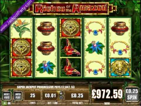 £2944.03 SUPER JACKPOT (11776 X STAKE) ON RICHES OF THE AMAZON™ BIG WIN SLOTS AT JACKPOT PARTY