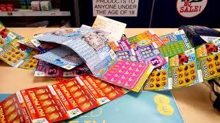 Scratchcards...Cashed & More...Nicky's....Wow!..Cards ..Cards & more Cards • George Grimwood