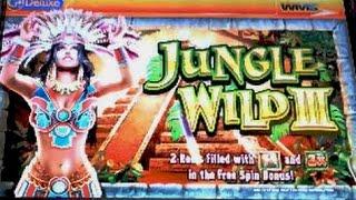 WMS - Jungle Wild III : Big Line Hit on a $1.50 bet