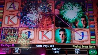 Jewels of India Slot Machine Bonus - 10 Free Games Win with Split Symbols
