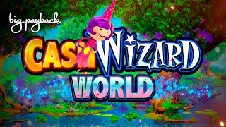 Cash Wizard World Slot - FUN SESSION, ALL FEATURES!