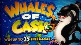 Whales of cash part 1 Free Spins Max bet
