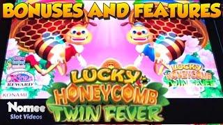 LUCKY HONEYCOMB Slot Machine with TWIN FEVER - Long Play with Bonuses