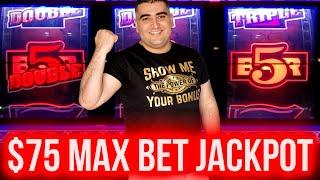 $75 Max Bet ⋆ Slots ⋆HANDPAY JACKPOT⋆ Slots ⋆ On High Limit 3 Reel Slot Machine | Las Vegas Casino | SE-9 | EP-24