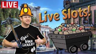 Live Casino Slot Play - Mining for Jackpots in Blackhawk!