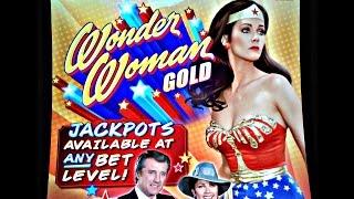 Bally - Wonder Woman ( Gold ) :  3 Bonuses and 2 Line Hits on Minimum bet