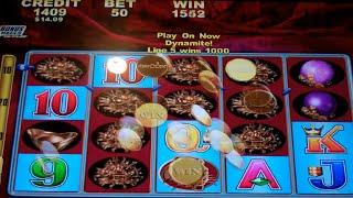 50 Dragons Deluxe Slot Machine Bonus - Free Games with Wilds Added - BIG WIN (#2)