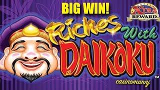 BIG WIN! - RICHES WITH DAIKOKU SLOT - MAX BET! - Slot Machine Bonus