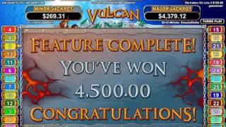 Vulcan Slot (RTG) - Freespins with 500x multipler - Ultra Big Win - 6000x Bet