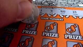 $20 Illinois Lottery Ticket - 20X20 $20,000 a week for 20 years Instant Scratch Off Ticket
