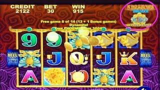 5 Dragons Deluxe Slot Machine, 3 Mystery Choices, Nice Win