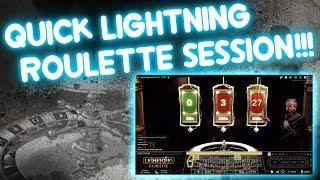 Quick Lightning Roulette Session!