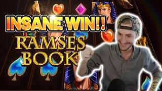 INSANE WIN! RAMSES BOOK BIG WIN - CASINO Slot from CasinoDaddys LIVE STREAM