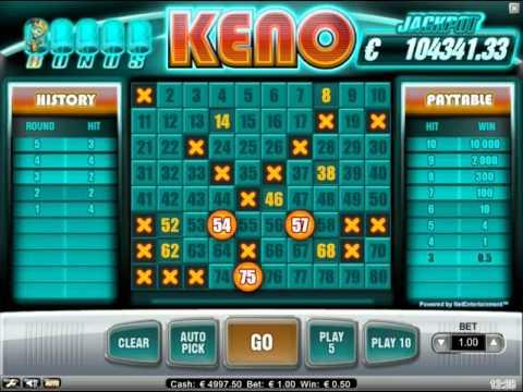Keno - The Virtual Games