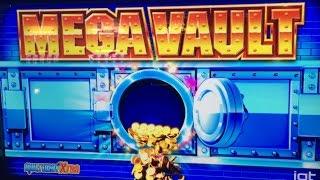 MEGA VAULT Slot Machine - Live Play & Bonus - Great Win at the End
