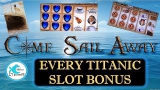 Titanic Slot Machine - Every Bonus and Max Bet Features!