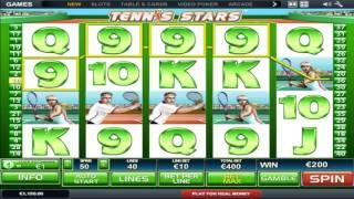 Free Tennis Stars Slot by Playtech Video Preview | HEX